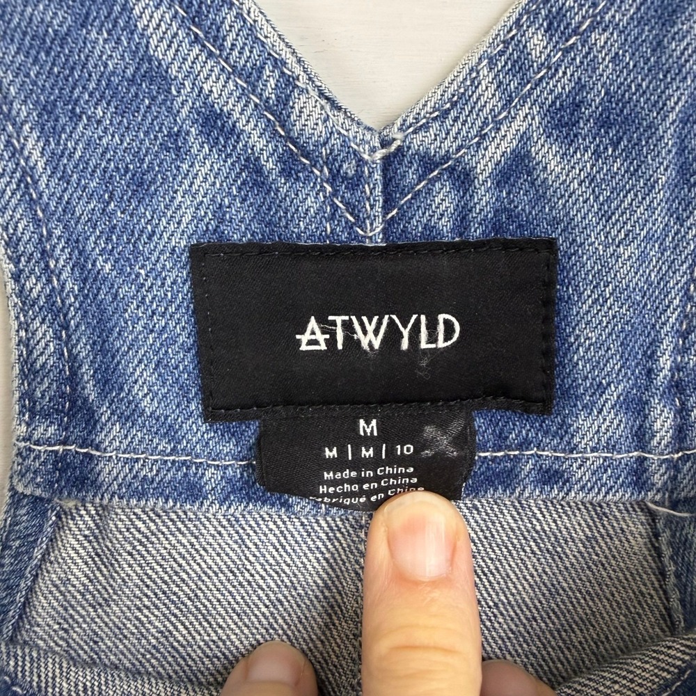 ATWYLD Outlier Denim‎ Overalls Moto Motorcycle Workwear Indigo Cotton M - Picture 3 of 8